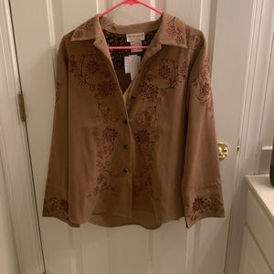 brown vintage jacket